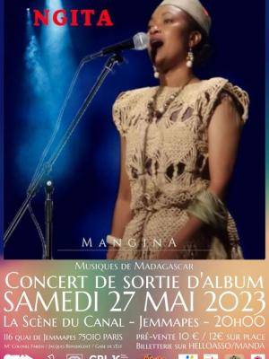 NGITA (Mamy Brunette) en concert à Paris (75) - sortie d'album MANGINA