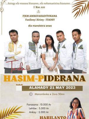 Tarika Hasina - Hasim-piderana - Fjkm Itaosy