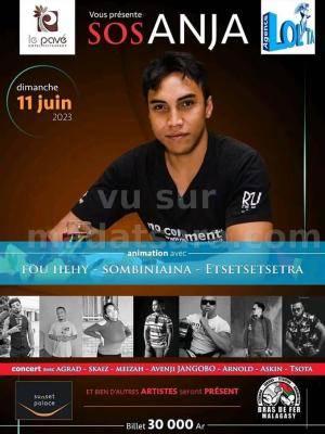 Sos Anja - Showcase  avec Fou Hehy , Sombiniaina , Etsetra Etsetra - Agrad , Skaiz , Meizah , Askin , Tsota , Arnold - Le Pave Club Antaninarenina