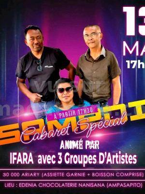 Fara Gloum Concert Cabaret Centre Edena Ampasampito