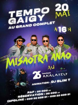 Tempo gaigy Concert Karibotel Twenty Six 26