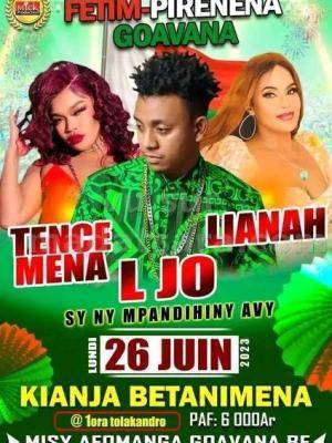 Tence Mena , Lianah , LJO Concert Kianja betanimena