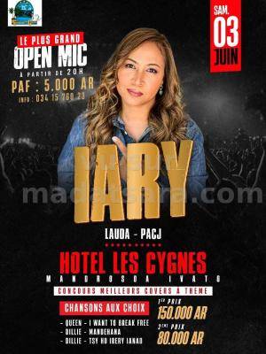 Iary le plus grand Open Mic Les Cygnes Mandrosoa Ivato