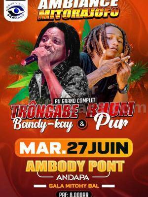 Din rotsaka , Rhum Pur Showcase Ambody Pont Andapa