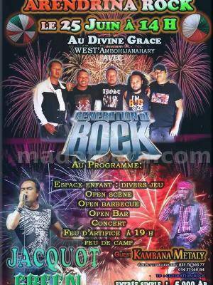 Arendrina Rock - Divine Grace Andrefana Ambohijanahary Kambana Metal , Jacquot (Green) , Generation Rock