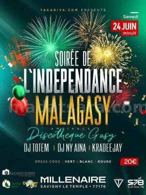 Diner/Soirée dansant(e) de l'indépendance malagasy - Le Millénaire