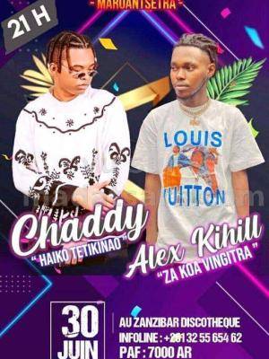 Chaddy & Alex Kihill - Showcase Discothèque Zanzibar