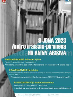 Andro iraisam-pirenena hoan'ny arisiva - UNESCO Behoririka