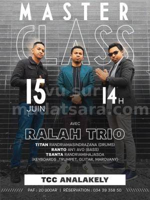 Masterclass avec Ralah'Trio - TCC Analakely