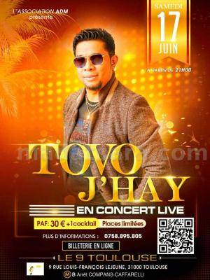 Tovo j'hay Concert Le 9 Toulouse