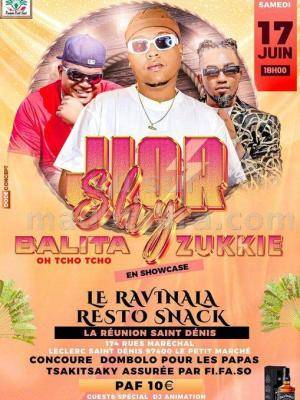 Jior Shy , Balita , Zukkie Showcase Ravinala Resto Snack Saint Denis