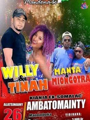 Willy, Tinah Chérie , Manta , Miongotra Showcase Terrain ex-Somalac Ambatomainty