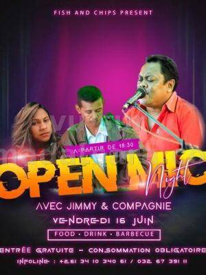 Open Mic avec Jimmy et compagnie - Fish and Chips Imerinafovoany