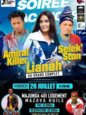 Lianah , Amiral Killer , Selek'Ston - Showcase 401 Logement Mazava Huile