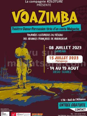 Voazimba Théatre , danse , Percussion tirés d'un conte malgache