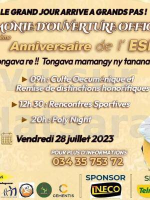 50è anniversaire de l'ESPA Vontovorona