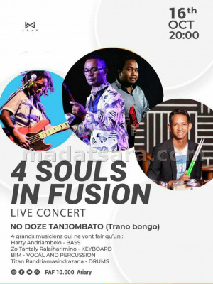 4 Souls in fusion live concert Trano Bongo Hotel Tanjombato‍