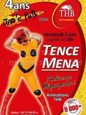 4 ans de Jao's Pub avec Tence Mena avec THB