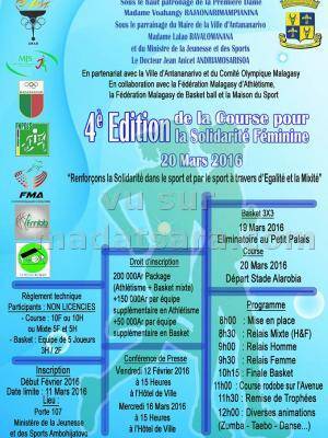 4è édition de la course pour la solidarité féminine