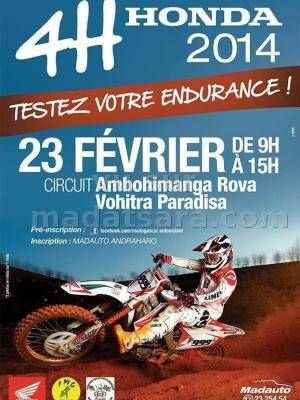 4H Honda 2014 à Ambohimanga Rova