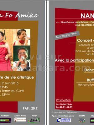 50è anniversaire de vie artistique Nanah - concert avec la participation d'artistes célèbres à P