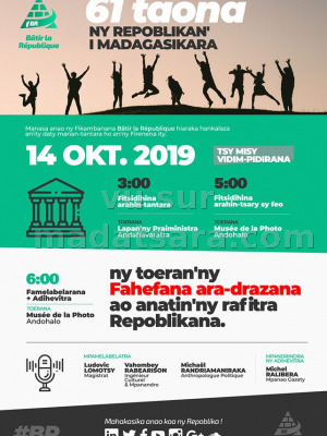 61 taona ny Repoblikan'i Madagasikara - Café Du Musée De La Photo Anjohy‍