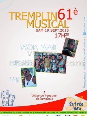 61è tremplin musical avec Kaiky, Sabôha Malandy, Welvi Waves à l'Alliance Française de Tamatave