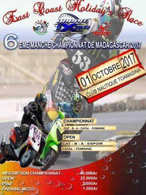 6ème manche championnat de Madagascar East Coast Holiday Race Club nautique Toamasina