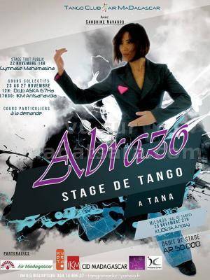 Abrazo - stage de tango à Tana avec Sandrine Navarro au Gymnase Mahamasina