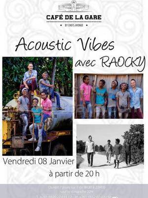 Acoustic vibes avec Raocky au Café de la Gare Soarano