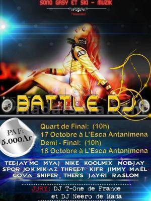 Battle DJ à l'ESCA Antanimena