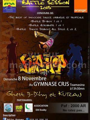 Battle Session 2015 au Gymnase CRJS Toamasina