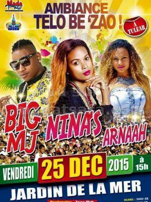 Big MJ, Nina's, Arnaah - Ambiance telo be'zao au Jardin de la mer Tuléar