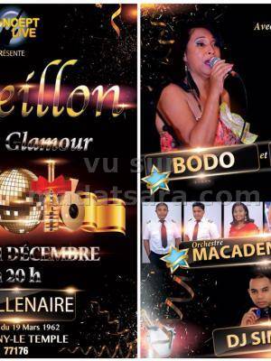 Bodo, Njakatiana, Macadencecar - Réveillon chic et Glamour au Millénaire