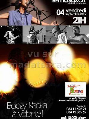 Bolozy Raoka à volonté avec iBemaso et Co au Trass