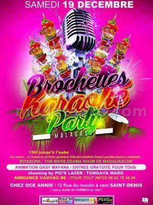 Brochettes Karaoke Party Malagasy