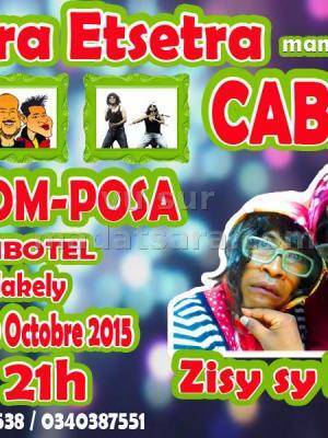 Cabaret Dontom-posa au Karibotel Analakely avec Zisy sy Lenina