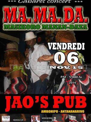 Cabaret concert Ma.Ma.Da au Jao's Pub