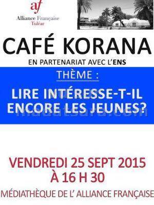 Café Korana - en partenariat avec l'ENS - thème - Lire intéresse-t-il encore les jeunes à la médiathèque de l'Alliance Française de Tuléar