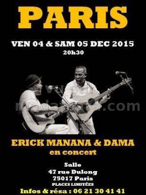 Dama & Erick Manana en concert à Paris