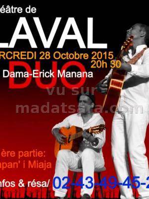 Dama & Erick Manana en concert au Théâtre de Laval