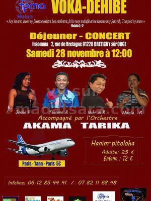Déjeuner concert FPMA Voka-dehibe avec Joëlle R, Tearano, Nahr NR, Nanie à l'Insomnia
