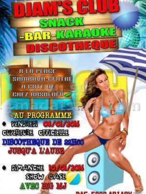 Djam's Club Ouverture officielle discothèque Sambava