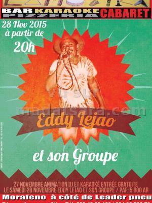 Eddy Lejao et son groupe en concert au Bar Karaoke Morafeno