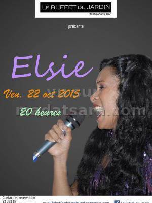 Elsie en concert au Buffet du Jardin