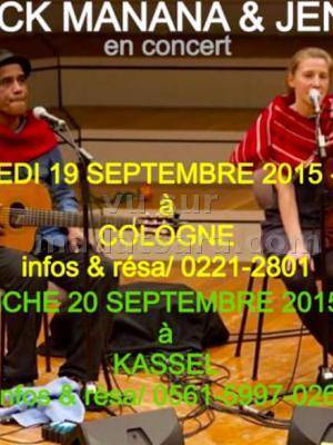Erick Manana & Jenny en concert à Cologne et à Kassel