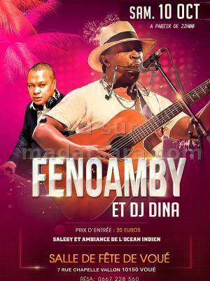 Fenoamby et Dj Dina à la Salle de fête de Voué