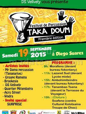 Festival de Percussion TAKA DOUM 1ère édition à Diégo Suarez