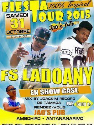 Fiesta 100% tropical Tour 2015 au Jao's Pub avec Fs Ladoany
