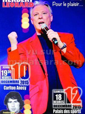 Herbert Leonard en concert au Carlton Anosy